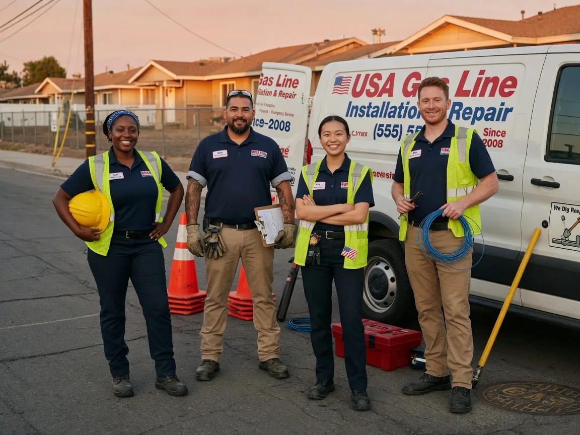Gas Line Installation company in Renault, IL